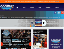 Tablet Screenshot of cocktailfm.com
